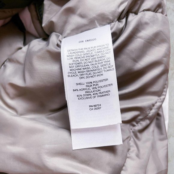 Columbia Puffer Jacket White Down Fill Mens XL - Picture 8 of 8